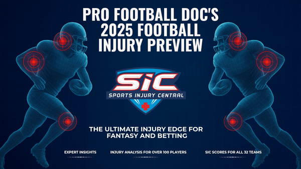 Pro Football Doc's: 2025 Football Injury Preview Is Here!