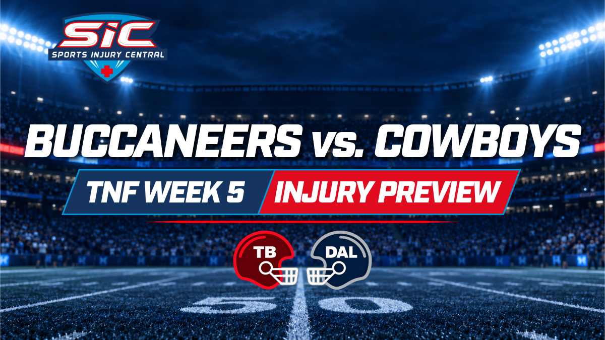 Buccaneers vs. Cowboys Injury Report: Key Injuries and Player Statuses for Week 5