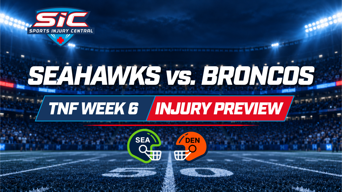 Seahawks vs. Broncos Injury Report: Key Injuries and Player Statuses for NFL Week 6