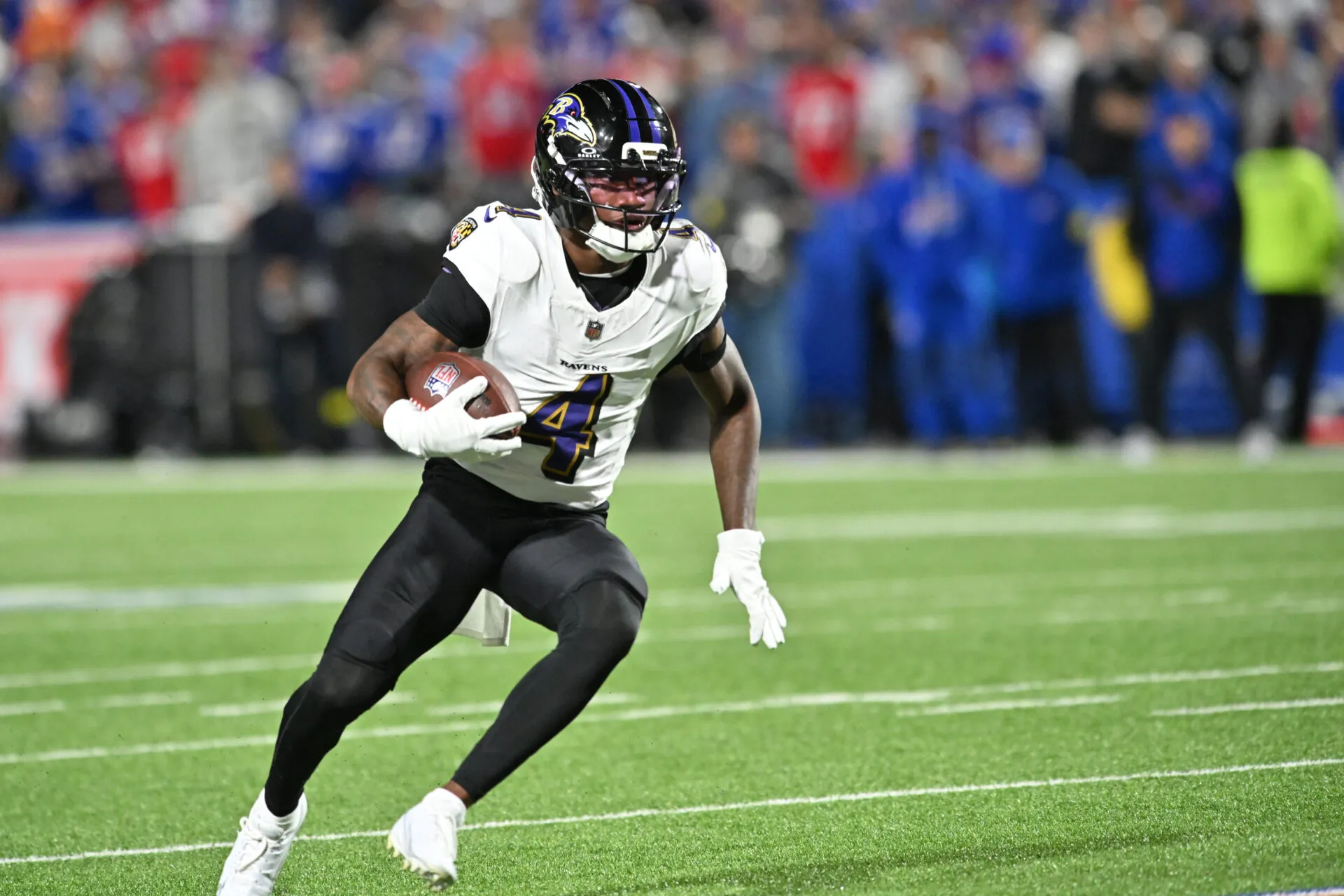 Zay Flowers Exits Ravens-Colts With Hamstring Reaggravation, Questionable to Return